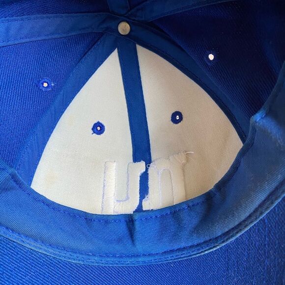 New York Giants NFL Reebok Hat Cap Blue White Adjustable Strapback One Size - Picture 12 of 14